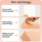 Vtopmart 25 PCS Plastic Drawer Organizers Set, 4-Size Versatile Bathroom and Vanity Drawer Organizer Trays, Storage Bins for 