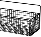 Multifunctional Iron Wire Wall Hanging Storage Basket, Portable Metal Mesh Bin for Kitchen and Bathroom, Vintage Wall Mount F