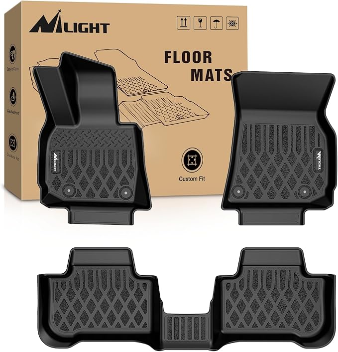 Nilight TPE Floor Mats for BMW X3 2025 2026 All Weather Custom Fit Heavy Duty Floor Liners