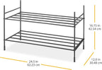 Whitmor Modular 2-Tier Stacker Shelf