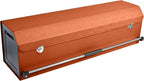 Car Trunk Organizer, Collapsible Sturdy Trunk Storage Container with Lid and Handle Large Leather Car Trunk Storage (Orange, 39