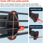 sincetop Car Phone Mount with Lock Hook, Horizontal Vent Fin Holder, One Hand Quick Mount & Release
