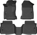 Husky Liners Weatherbeater Floor Mats | Fits 2020-2025 Subaru Legacy & Subaru Outback | Front & 2nd Row, 3-pc Black - 95541