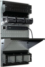 Wall Control Power Tool Storage Organizer Kit Cordless Drill Holder Charging Station Rack 16” x 32” Metal Pegboard Organizati