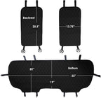 FH Group Car Seat Cushion Neosupreme Automotive Seat Cushions - Universal Fit, Rear Car Seat Cushion, Car Seat Cushions With 