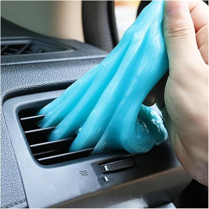 Car Cleaning Gel Slime - Mud for Interior, Keyboard & Remover, Car Wash Cleaning Tool(2pc)