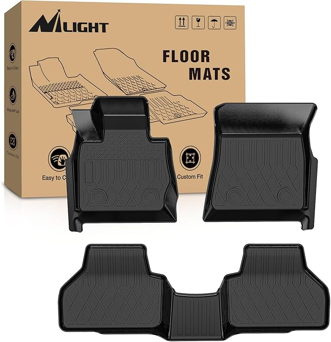 Nilight Floor Mats for BMW X3 F25 2011-2017 / BMW X4 2015 2016 2017 2018 All Weather Custom Fit Heavy Duty Floor Liners