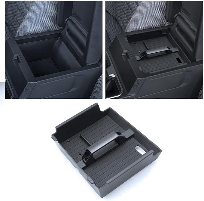 for 2025~2026 Toyota 4runner - 6th Gen 4Runner Center Console Tray Armrest Storage Box Console Organizer ABS Materials