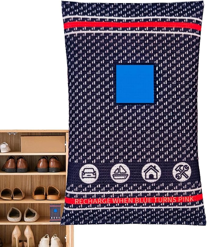 Dehumidifier Bags | Color Indicating Vehicle Humidity Pack,Reusable Leakproof Car Humidity Absorber,for Truck RV Home
