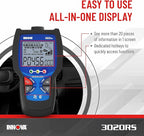 INNOVA 3020RS Fast & Easy-to-Use Check Engine Code Reader, OBD2 Scan tool for ABS Clear with Fix & Part Recommendations,