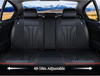 FLORICH Leather Seat Covers Full Set Car Seat Protectors 5 Seats Automotive Seat Covers Universal Fit for Most Cars Trucks SU
