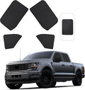 Front Side Half Window Shade Foldable Custom Fit for 2016-2024 Ford F150 Car Window Shades for Side Window Sun Shade UV Protection Heat Insulation for Camping Sleeping 4PCS