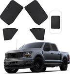 Front Side Half Window Shade Foldable Custom Fit for 2016-2024 Ford F150 Car Window Shades for Side Window Sun Shade UV Protection Heat Insulation for Camping Sleeping 4PCS