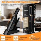 Handheld Vacuum Cordless,Dust Busters Cordless with Storage Dock,15KPA High Power Portable Vacuum Vordless,USB Quick Charge,M