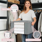 combocube 4 Pack Comforter Storage Bag and 3 Pack Clothes Storage Bins