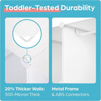 CUBEDIY Baby Closet Organizer for Nursery: Durable Baby Wardrobe for Closet - Customizable Baby Dresser Amoire Shelves - Wate