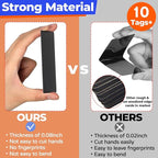 10 PCS Personalized Luggage Tags, Custom Engraved Aluminum Luggage Tags for Family, Metal Luggage Tags for Suitcases, Backpac
