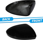 Motoforti Right Side Wing Mirror Cover for Nissan Altima 2019-2024, Car Rear View Mirror Cover Cap No.963736CA9A, Car Exterior Door Side Rearview Mirror Cap Mirror Housing, Glossy Black