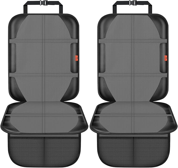 Car Seat Protector,2 Pack Automotive Seat Protectors Baby Carseat Pad Waterproof & Durable 600D Fabric for Child Baby Car Sea
