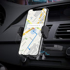 WixGear Universal Car Phone Mount CD Slot Car Mount Holder with New Gravity Self-Locking Design Mount, Compatible with All Phones (New Self-Locking)