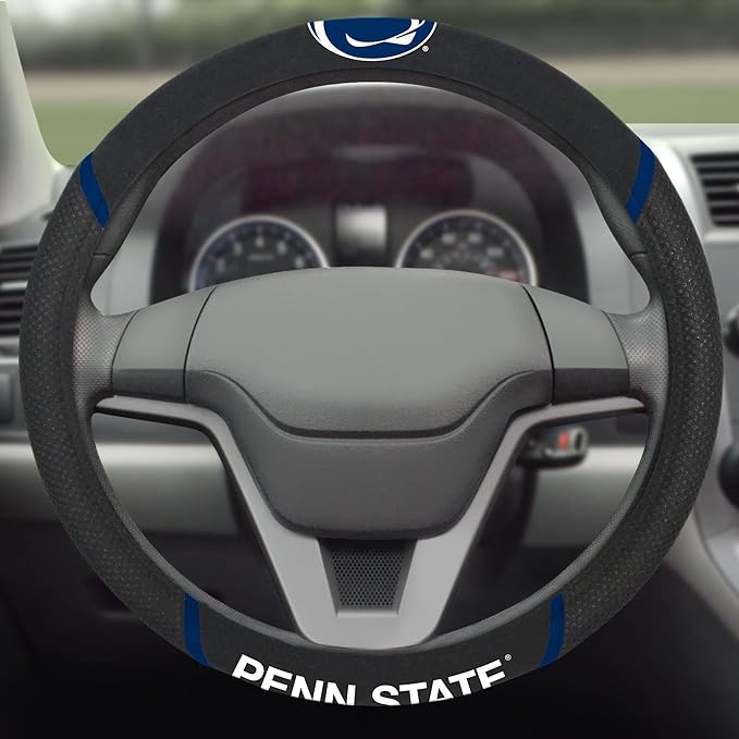 FANMATS NCAA Unisex-Adult Embroidered Steering Wheel Cover