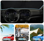INSAUTO for Soul Windshield Sun Shade Window Sunshade Custom-fit 2020-2026 Kia Soul Wagon Windshield Cover Foldable Sun Visor Thicken 4-Layer Reflective Protector Block UV Rays Car Accessories