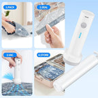 16 PCS Vacuum Seal Bags for Clothing with Electric Air Pump, Compression Space Saver, Vacuum Storage Bags for Luggage, Travel