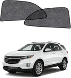 Car Window Shades for Chevrolet Equinox(2018-2023), 2-Pack Rear Window Sun Shades for Baby – Breathable Mesh, UV & Heat Blocker, Privacy Protection for Camping, Travel, Sleep & Nursing