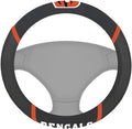 FANMATS NFL Unisex-Adult Embroidered Steering Wheel Cover