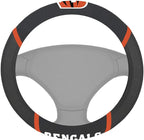 FANMATS NFL Unisex-Adult Embroidered Steering Wheel Cover