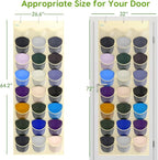 Unjumbly Baseball Hat Rack, 24 Pocket Over-The-Door Hat Organizer with Clear Deep Pockets to Display Baseball Caps Collection