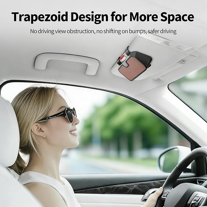 Sunglasses Holder for Car Visor Leather Eyeglasses Organizer Case for BMW X3 X5 X7 X1 3 4 2 5 Series Accessories
