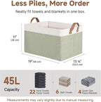 StorageWorks Storage Bins, Fabric Storage Bins for Shelves, Extra Large Storage Baskets with Metal Frame, Closet Baskets and 