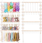 POVETIRE Headband Holder Bow Organizer for Girls Hair Bows, Baby Bow Hanger for Girls Hair Accessories Organizer Storage Wall