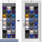Dofilachy Hat Rack - Hat Organizer - Hat Racks for Baseball Caps, Visible Hat Holder - Baseball HatRack for Wall Door with 3 