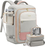 LOVEVOOK Large Travel Backpack for Women, 40L TSA Approved Backpack with 3 Packing Cubes, Personal Item Bag Fits 17" Laptop, 