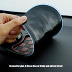 S-SNAIL-OO Multifunction Car Anti-Slip Mat, Multifunction Car Dashboard Mobile Phone Holder with Temporary Parking Number Pad