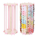POVETIRE Bow Holder for Girls Hair Bows,Pink Hair Bow Organizer, Hair Clips Stand Hair Accessories Rack Display Decors Baby N