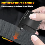 Upgraded Safe Hammer Glass Breaker Under Water, 3 in 1 Car Hammer Seatbelt Cutter Window Breaker Emergency Escape Tool, with 