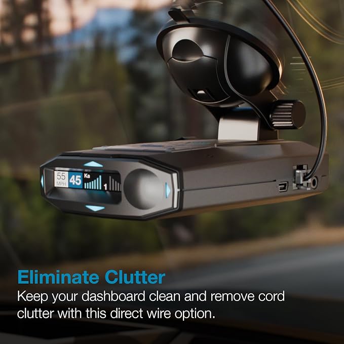 Escort MAXcam 360c Laser Radar Detector and Dash Camera - Great Range, 360° Protection & Escort Direct Wire Power Cord for Ra