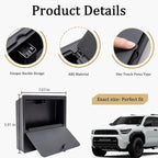 JDMCAR One-Touch Hidden Storage Box Compatible with Toyota 4Runner Accessories 2025 2026 Center Console Organizer