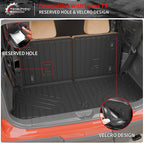 Floor Mats Compatible with 2024 2025 2026 Lexus TX350 TX500h TX550h+ 6&7 Seats Cargo Mat Trunk Liner Back Seat Cover All Weather TX Accessories (Floor Mats+Trunk Mat with Backrest Mat)
