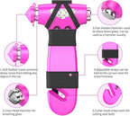 Car Safety Hammer, 3-in-1 Emergency Escape Tool with Window Breaker and Seat Belt Cutter, Safety Emergency Car Escape Tool fo
