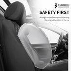 FLORICH Car Seat Covers 5 Seats Automotive Seat Covers Full Set Leather Air Mesh Seat Cover Breathable Seat Protector Interio