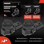 A-Premium 2-PC 3-Pin Reverse Backup Parking Assist Sensor Compatible with Tesla Models - Model S 2012-2021, Model X 2016-2021, Replace# 1048474-00-A