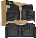 VIWIK TPE Floor Mats for Chevy Silverado/GMC Sierra 1500 2019-2026 Crew Cab, All Weather Car Mats Compatible for GMC Sierra 2500HD/3500HD 2020-2026, Chevy Silverado 1500 Accessories, 3pcs
