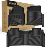VIWIK TPE Floor Mats for Chevy Silverado/GMC Sierra 1500 2019-2026 Crew Cab, All Weather Car Mats Compatible for GMC Sierra 2500HD/3500HD 2020-2026, Chevy Silverado 1500 Accessories, 3pcs