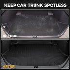 Floor Mats for Toyota Camry 2018-2024, All Weather Floor Mats Trunk Cargo Liner and Door Sill Guards Accessories, Full Coverage Set (Not fit AWD or Hybrid Models)