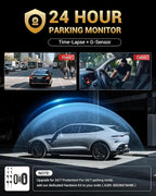 2.5K+1080P Dual Dash Cam Front and Inside, WiFi & GPS Dash Camera for Cars with 32G Card, IR Night Vision, 3" IPS Screen, Ins