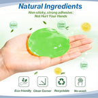 Car Cleaning Gels-4 Pack, Cleaning Gel for Car, Dust Cleaner Putty Cleaner Slime Cleaning Supplies Auto Detailing Tools, Clea